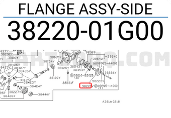 Nissan 3822001G00 FLANGE ASSY-SIDE