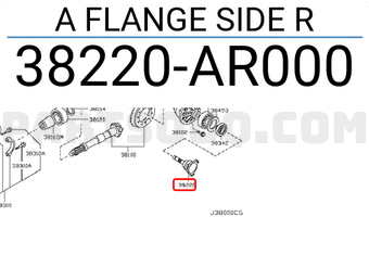 Nissan 38220AR000 A FLANGE SIDE R