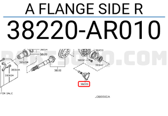 Nissan 38220AR010 A FLANGE SIDE R