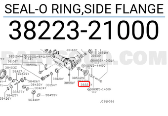 Nissan 3822321000 SEAL-O RING,SIDE FLANGE