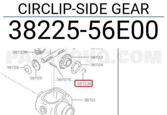 Nissan 3822556E00 CIRCLIP-SIDE GEAR