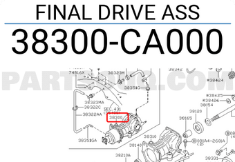 Nissan 38300CA000 FINAL DRIVE ASS