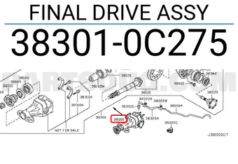Nissan 383010C275 FINAL DRIVE ASSY