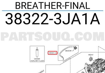 Nissan 383223JA1A BREATHER-FINAL