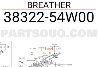 Nissan 3832254W00 BREATHER