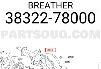 Nissan 3832278000 BREATHER