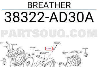 Nissan 38322AD30A BREATHER
