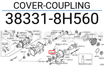 Nissan 383318H560 COVER-COUPLING