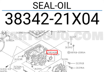 Nissan 3834221X04 SEAL-OIL
