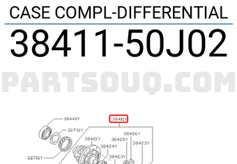 Nissan 3841150J02 CASE COMPL-DIFFERENTIAL