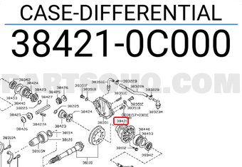 Nissan 384210C000 CASE-DIFFERENTIAL
