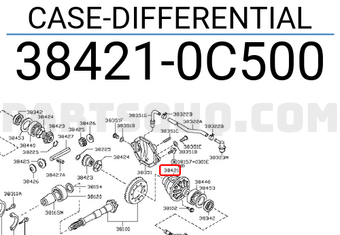 Nissan 384210C500 CASE-DIFFERENTIAL