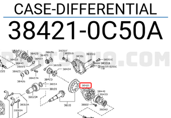 Nissan 384210C50A CASE-DIFFERENTIAL