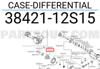 Nissan 3842112S15 CASE-DIFFERENTIAL