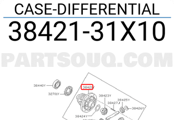 Nissan 3842131X10 CASE-DIFFERENTIAL