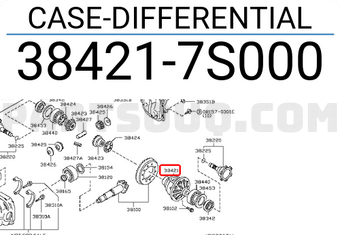 Nissan 384217S000 CASE-DIFFERENTIAL