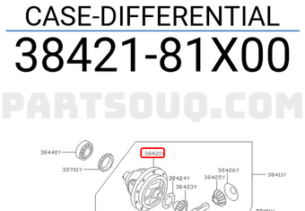 Nissan 3842181X00 CASE-DIFFERENTIAL