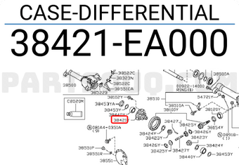 Nissan 38421EA000 CASE-DIFFERENTIAL