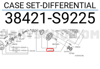 Nissan 38421S9225 CASE SET-DIFFERENTIAL