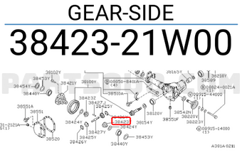 Nissan 3842321W00 GEAR-SIDE