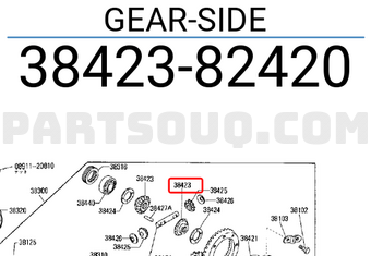 Nissan 3842382420 GEAR-SIDE