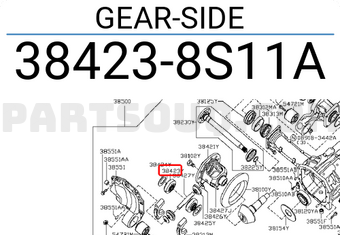Nissan 384238S11A GEAR-SIDE