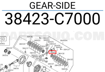 Nissan 38423C7000 GEAR-SIDE