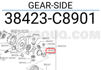 Nissan 38423C8901 GEAR-SIDE