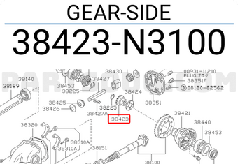 Nissan 38423N3100 GEAR-SIDE