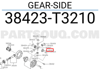 Nissan 38423T3210 GEAR-SIDE