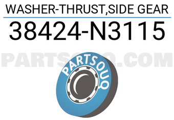 Nissan 38424N3115 WASHER-THRUST,SIDE GEAR