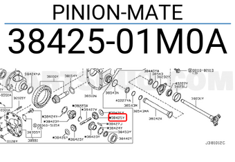 Nissan 3842501M0A PINION-MATE