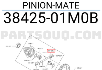 Nissan 3842501M0B PINION-MATE