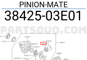 Nissan 3842503E01 PINION-MATE