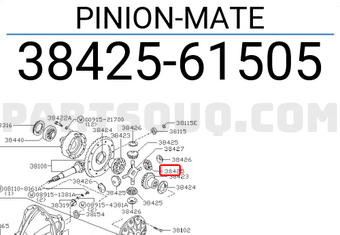 Nissan 3842561505 PINION-MATE