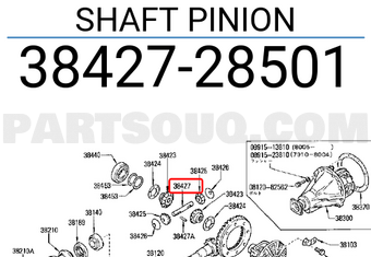 Nissan 3842728501 SHAFT PINION