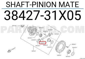 Nissan 3842731X05 SHAFT-PINION MATE