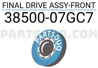 Nissan 3850007GC7 FINAL DRIVE ASSY-FRONT