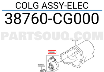 Nissan 38760CG000 COLG ASSY-ELEC
