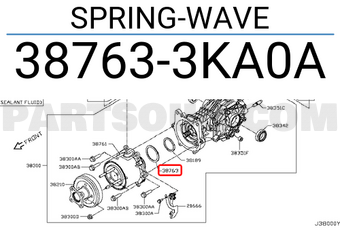 Nissan 387633KA0A SPRING-WAVE