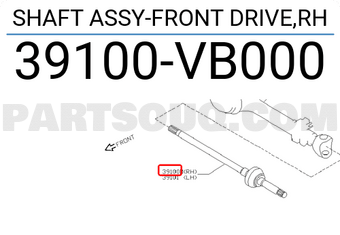 CV JOINT 28*60*31) 39100VB001 | HDK Parts | PartSouq