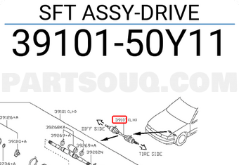 Nissan 3910150Y11 SFT ASSY-DRIVE