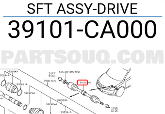 Nissan 39101CA000 SFT ASSY-DRIVE