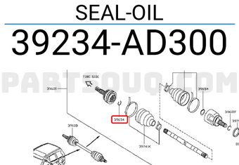 Nissan 39234AD300 SEAL-OIL