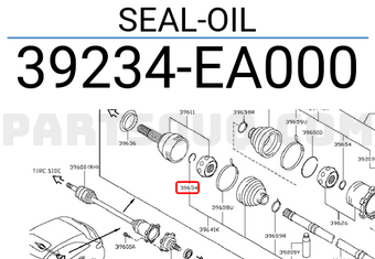 Nissan 39234EA000 SEAL-OIL