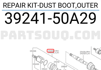 Nissan 3924150A29 REPAIR KIT-DUST BOOT,OUTER