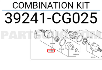 Nissan 39241CG025 COMBINATION KIT