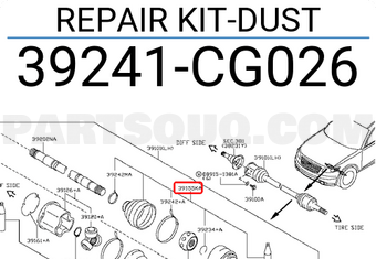 Nissan 39241CG026 REPAIR KIT-DUST