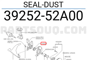 Nissan 3925252A00 SEAL-DUST