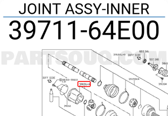 Nissan 3971164E00 JOINT ASSY-INNER